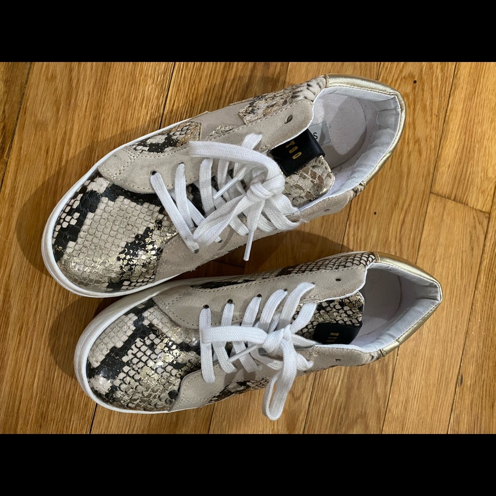 Women’s Steve Madden Snake Print Sneakers